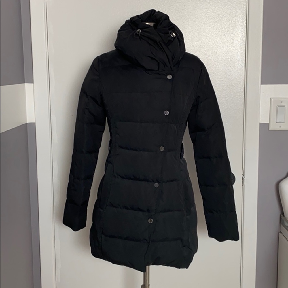 Nine West Black Snap Button Coat